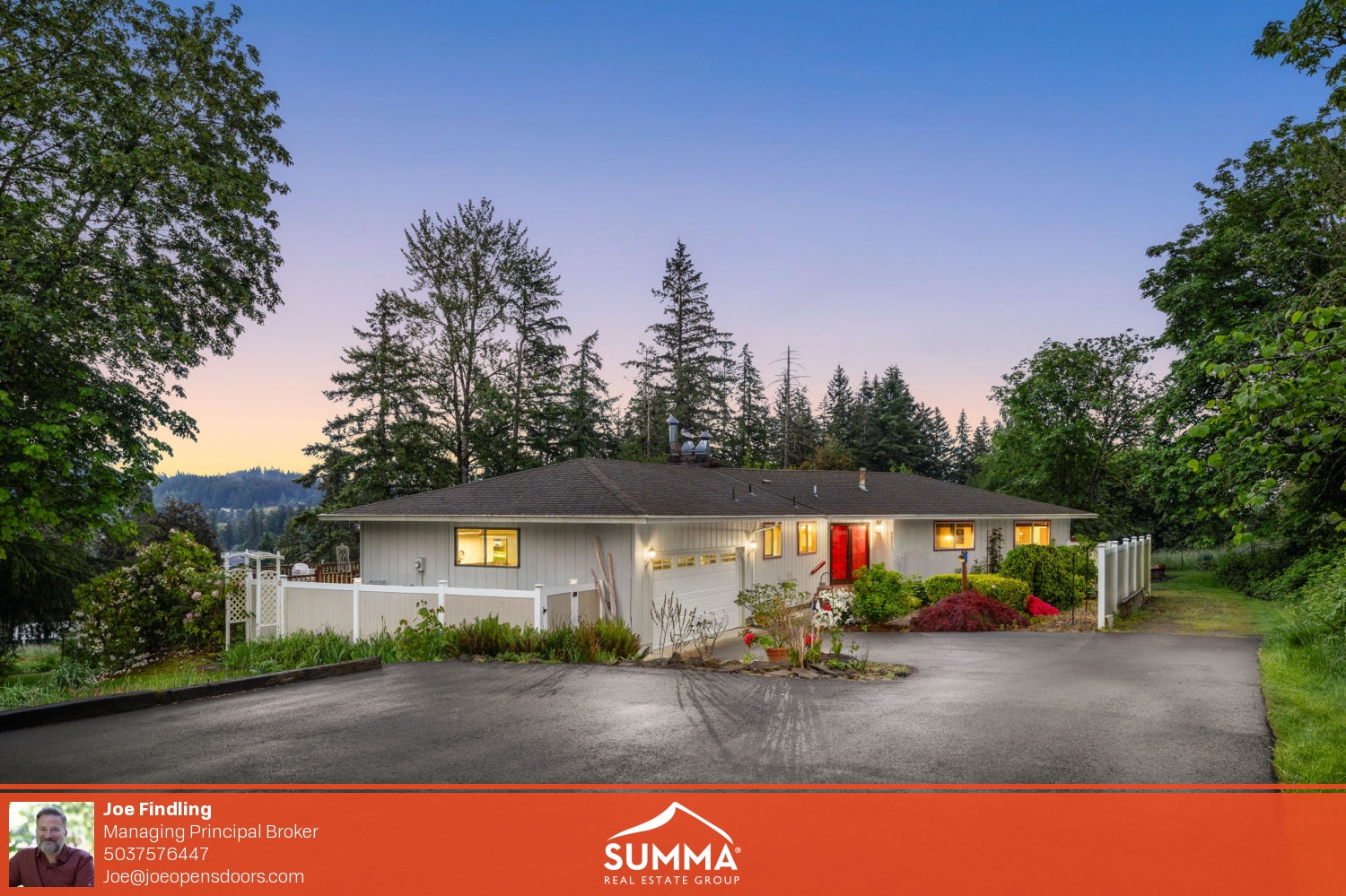 16020 SE Monner Road Happy Valley, OR 97086 || Joe Findling